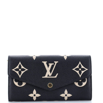 Sarah Wallet NM Bicolor Monogram Empreinte Giant