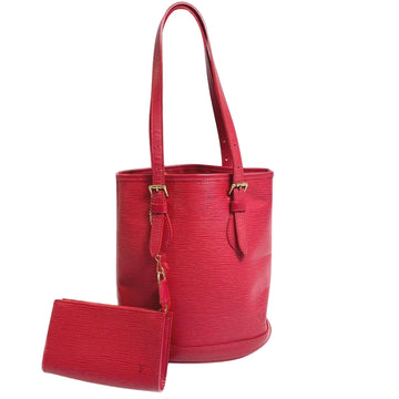 Louis Vuitton Bucket  Leather Shoulder Bag