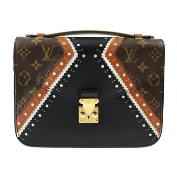 Louis Vuitton Metis  Canvas Shoulder Bag