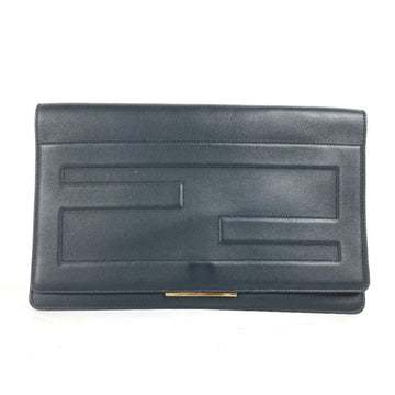 Fendi  Leather Clutch Bag Pouch ()
