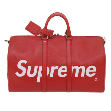 Louis Vuitton Keepall 45  Leather Travel Bag