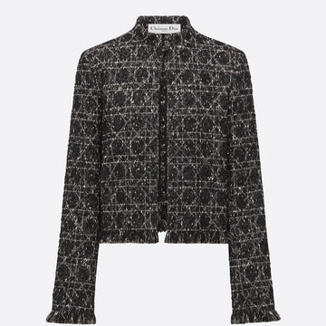 Macrocannage Cropped Jacket