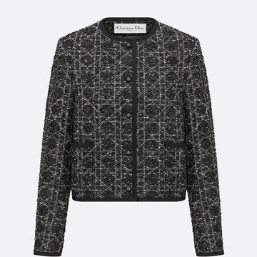 Macrocannage Cropped Jacket