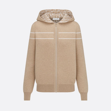 Reversible Zipped Cardigan with Hood