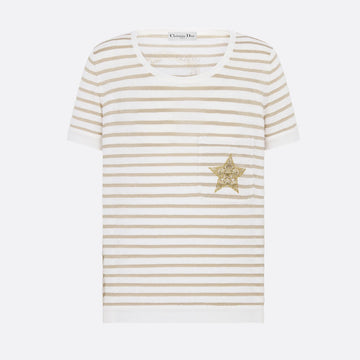 Dior Mariniere Short-Sleeved Top