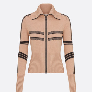 DiorAlps Mock Neck Cardigan