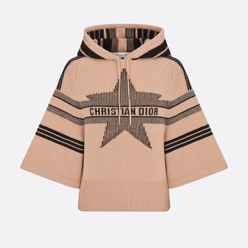 DiorAlps Three-Quarter Sleeve Hooded Sweater
