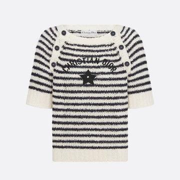 Dior Mariniere Short-Sleeved Sweater