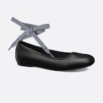 D-Journey Lace-Up Ballet Flat