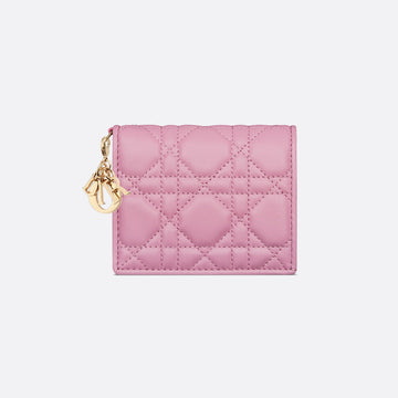 Mini Lady Dior Gardenia Wallet