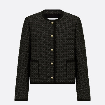 Microcannage Cropped Jacket
