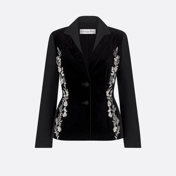 Embroidered Fitted Jacket