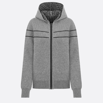 Reversible Hooded Cardigan