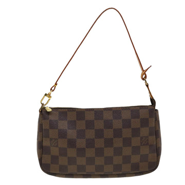 Louis Vuitton Pochette Accessoire  Canvas Clutch Bag