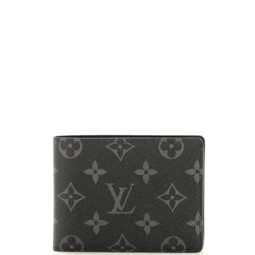 Multiple Wallet Monogram Eclipse Canvas