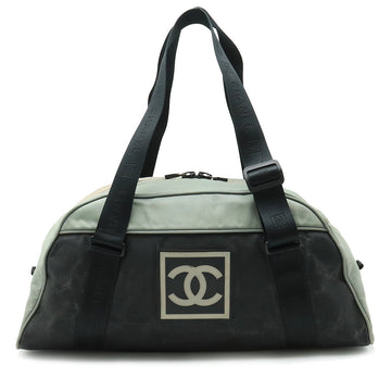 Top Quality Chanel Top Quality Chanel Sports Line Boston Bag Shoulder Bag Cocomark Nylon Leather/canvas Karki Black A19976