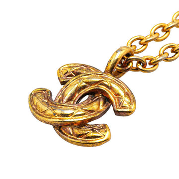 Chanel Coco Mark Matelasse Necklace