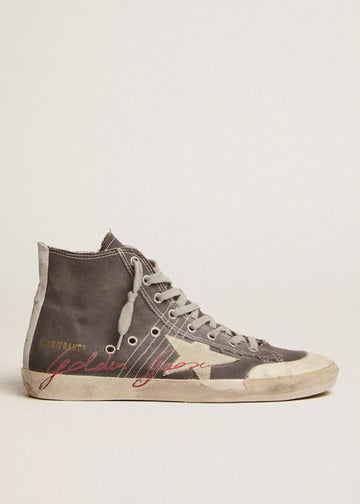 Deluxe Brand Francy Penstar Canvas Sneakers In Charcoal / Grey / White