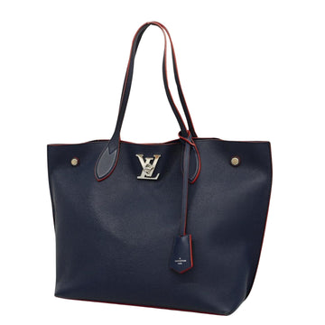 Louis Vuitton Lockme Go  Leather Tote Bag