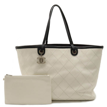 Top Quality Chanel Top Quality Chanel Onza Road Wild Stick Cocomark  Bag Shell Bag Leather Skin White Black Charm Furnished with Black Shrimp Blue/Mosaic Quality