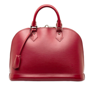 Louis Vuitton Alma  Leather Handbag