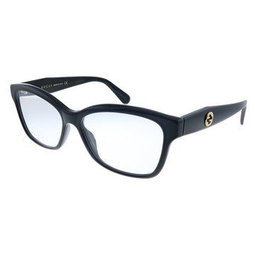 Gucci  GG 0798O 001 53mm Womens Rectangle Eyeglasses 53mm