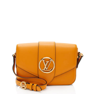 Louis Vuitton Leather LV Pont 9 Shoulder Bag