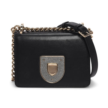 Dior Black Calfskin & Stingray Diorama Club Bag