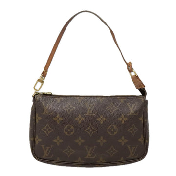 Louis Vuitton Pochette Accessoire  Canvas Clutch Bag