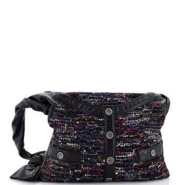 CHANEL Girl Bag Tweed and Leather Small