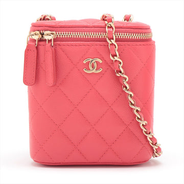 Top Quality Chanel Matrasse Leather S Chain Shoulder Bag Pink G