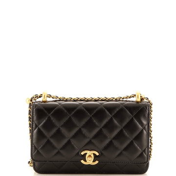CHANEL Perfect Fit Wallet on Chain Quilted Calfskin