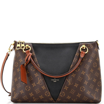 V Tote Monogram Canvas and Leather MM