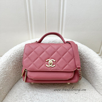 Chanel Small Business Affinity Flap in Pink Caviar and LGHW