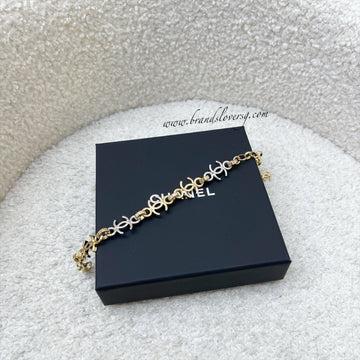 Chanel 26P CC Logos Bracelet in 2 Tone Gold and Silver HW