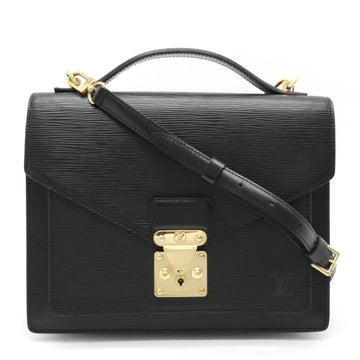 Louis Vuitton Monceau  Leather Shoulder Bag