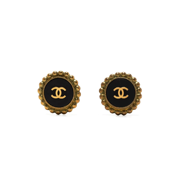 Clip-on Button Earrings