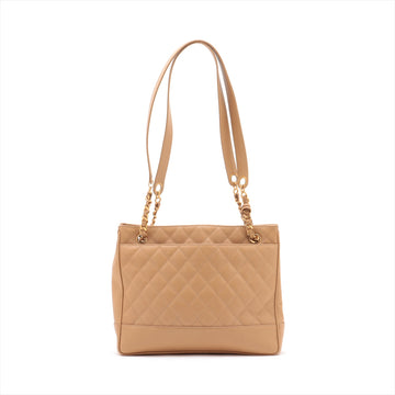 Top Quality Chanel Matrasse Leather S Chain Shoulder Bag Beige Gold  2nd