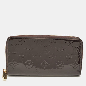 Louis Vuitton Amarante Monogram Vernis Zippy Wallet
