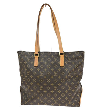 Louis Vuitton Cabas Mezzo  Canvas Shoulder Bag
