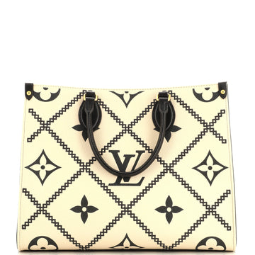 OnTheGo Tote Monogram Empreinte Giant Broderies MM
