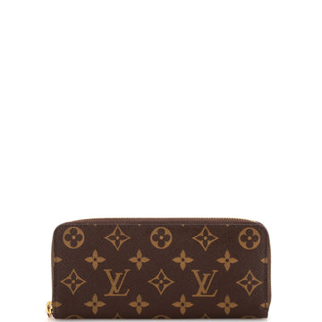 Leather Wallet Monogram Canvas