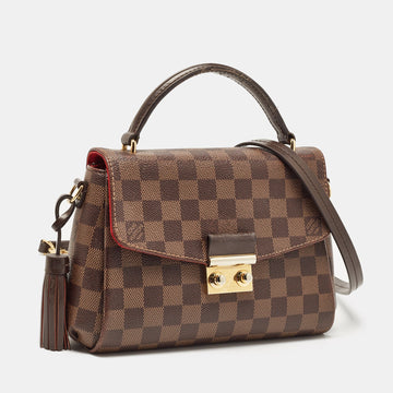 Louis Vuitton Damier Ebene Canvas Croisette Bag