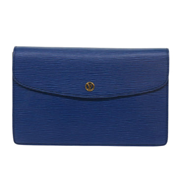 Louis Vuitton Montaigne  Leather Clutch Bag