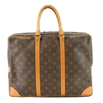 Louis Vuitton Porte Documents Voyage  Canvas Briefcase Bag