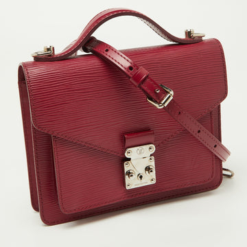 Louis Vuitton Fuchsia Epi Leather Monceau Bb Bag