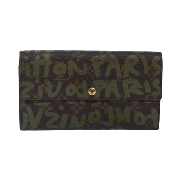 Louis Vuitton Portefeuille Sarah  Canvas Wallet