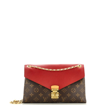 Pallas Chain Shoulder Bag Monogram Canvas and Leather