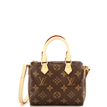 Speedy Bandouliere Bag Monogram Canvas Nano