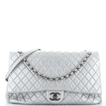 CHANEL Airlines CC Flap Bag Quilted Calfskin XXL